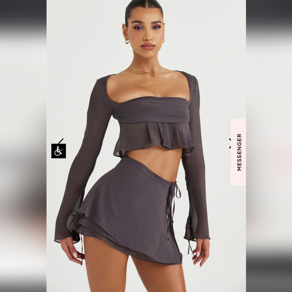 House of cb Athena top and skirt